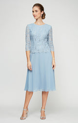 Petite Bella Sequin Lace Dress