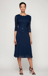 Bella Sequin Lace Dress