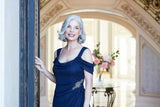 Petite Camille Cowl Neck Gown