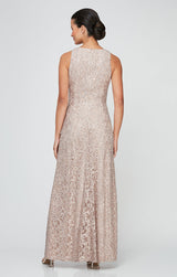 Elaine Sleeveless Lace Gown