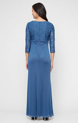 Plus Victoria Empire Waist Gown