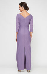 Chloe Contour Cascade Ruffle Dress