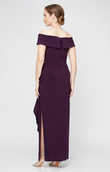 Nora Off-the-Shoulder Matte Jersey Dress