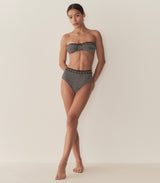 AZELINE BIKINI TOP -- LA MADDALENA GINGHAM