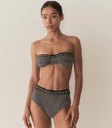 AZELINE BIKINI TOP -- LA MADDALENA GINGHAM