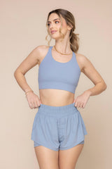 High Waisted Supershort™ - Blue Storm