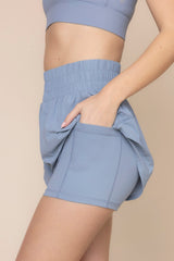 High Waisted Supershort™ - Blue Storm