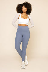 Supersculpt™ Leggings with Pockets - Blue Mist