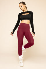 Supersculpt™ Leggings with Pockets - Crimson