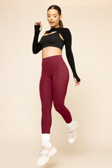 Supersculpt™ Leggings with Pockets - Crimson