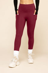 Supersculpt™ Leggings with Pockets - Crimson