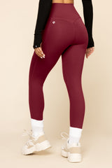 Supersculpt™ Leggings with Pockets - Crimson