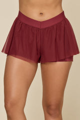 Butterfly Short - Crimson