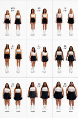 Crisscross Hourglass® Twirl Skort - Black
