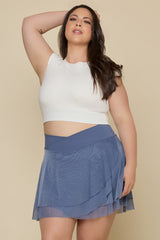 Crisscross Hourglass® Juliet Ballet Skort - Americana Blue