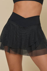 Crisscross Hourglass® Juliet Ballet Skort - Black