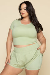 High Waisted Supershort™ - Pistachio