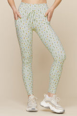 Cargo Legging with Pockets - Meadow