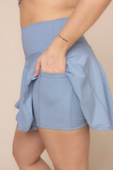 Twirl Skort - Blue Storm
