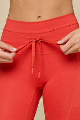 Cargo Legging with Pockets - Cayenne