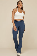 Contour Flared Legging - Navy