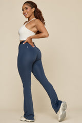 Contour Flared Legging - Navy