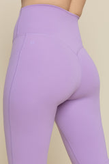 Crisscross Hourglass® Flared Leggings with Pockets - Mystic Purple