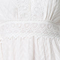Lace Texture Sheer 1/2 Sleeve Mini Dress