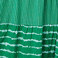 Striped Ruched Texture Tiered Midi Dress