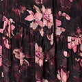 Floral Angel Sleeve Tie Waist Maxi Dress