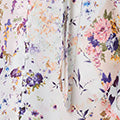 Floral High Neck Tie Waist Short Dress