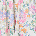 Floral Tie Waist Puff Sleeve Short Dress