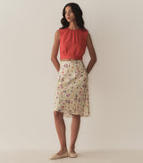 DORIS TOP -- SCARLET