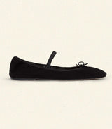 ELENI MARY JANE -- BLACK SUEDE