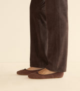 ELENI MARY JANE -- CHOCOLATE SUEDE