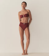 EVORA BIKINI BOTTOM -- DEEP SUMAC