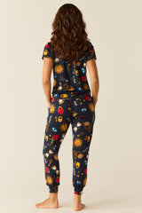 Nadia Cloud Jersey PJ Set in Mystic