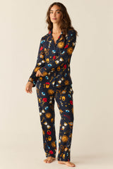 Winter Cloud Jersey PJ Set in Mystic