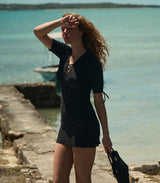 FAYBELLE DRESS -- NAVY