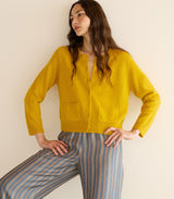 FREYA CARDIGAN -- CITRINE