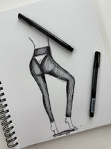 Peekabooty Supersculpt™ Legging - Black