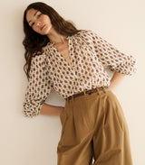JULIENNE TOP -- PROVENCAL PAISLEY