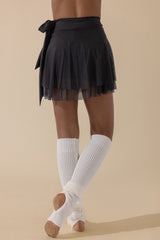 Juliet Wrap Skort - Black