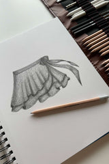 Juliet Wrap Skort - Black