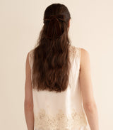 LALA BOW BARRETTE -- CHOCOLATE VELVET