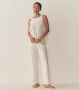 LAVON LINEN PANT -- SALT