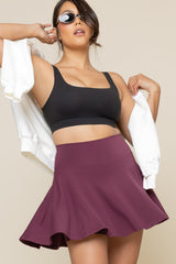 Twirl Skort (Longer) - Plum