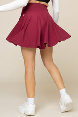 Twirl Skort (Longer) - Ruby