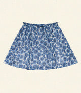 MILIANNE SKIRT -- BLEU SOLEIL FLEURIT