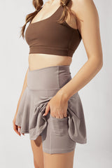 Crisscross Hourglass® Twirl Skort - Rose Grey